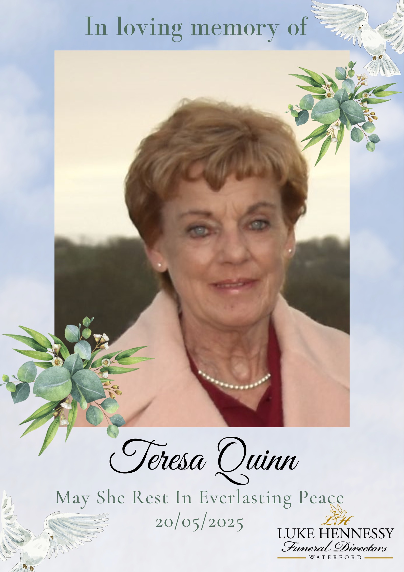 Photograph of Teresa QUINN (née Murphy)