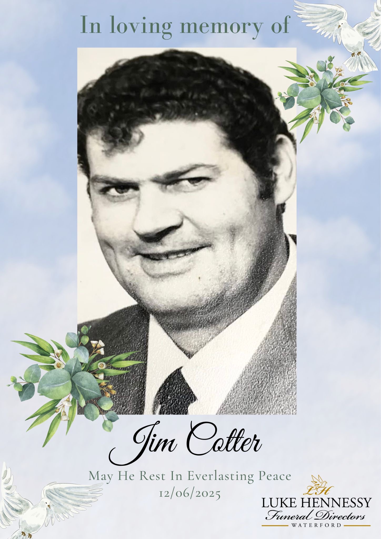 Photograph of James (Jim) COTTER