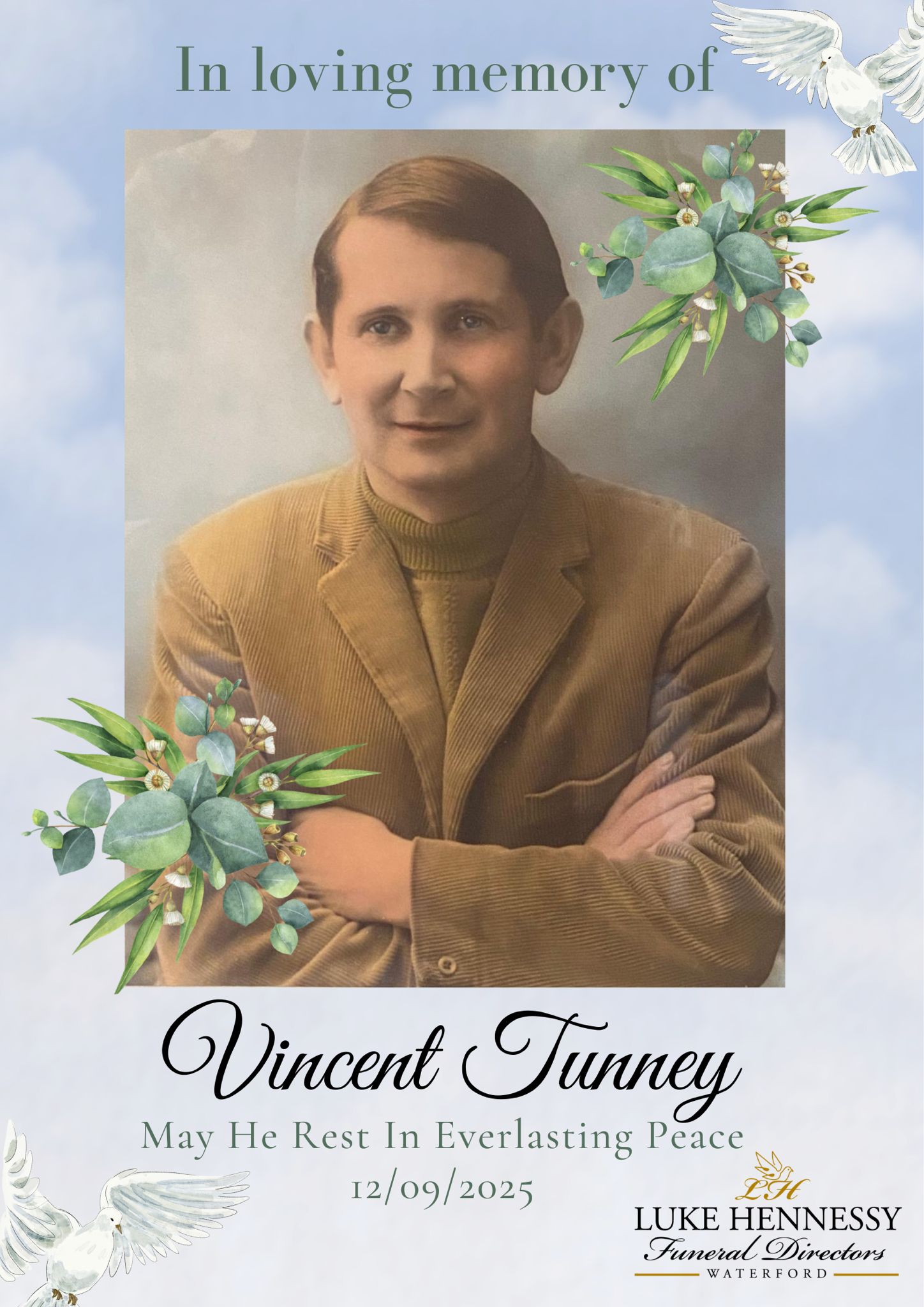 Photograph of Vincent TUNNEY